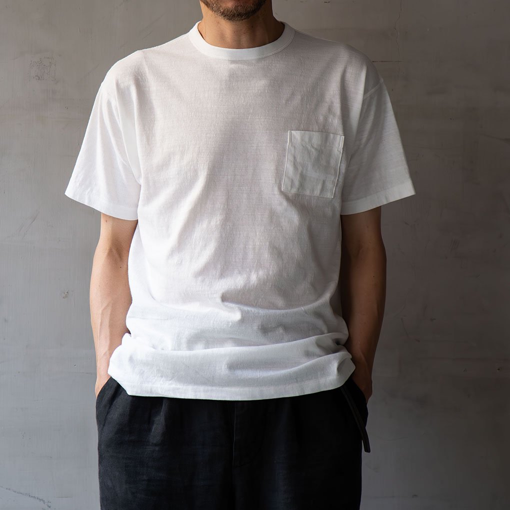 PHIGVEL / POCKET TEE - OFF WHITE （フィグベルポケットTシャツ） | ONE TENTH