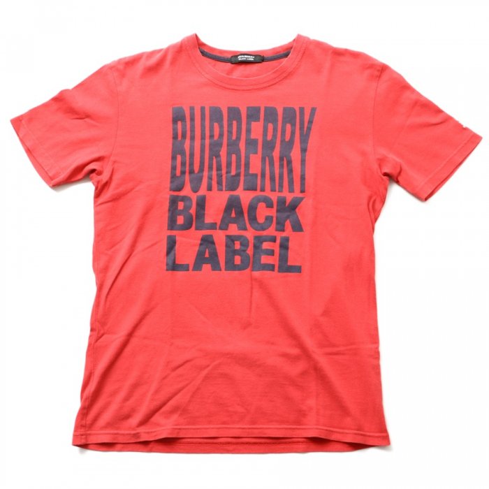Tシャツ 2 バーバリーブラックレーベル 55855 BURBERRY BLACK LABEL レッド系 メンズ