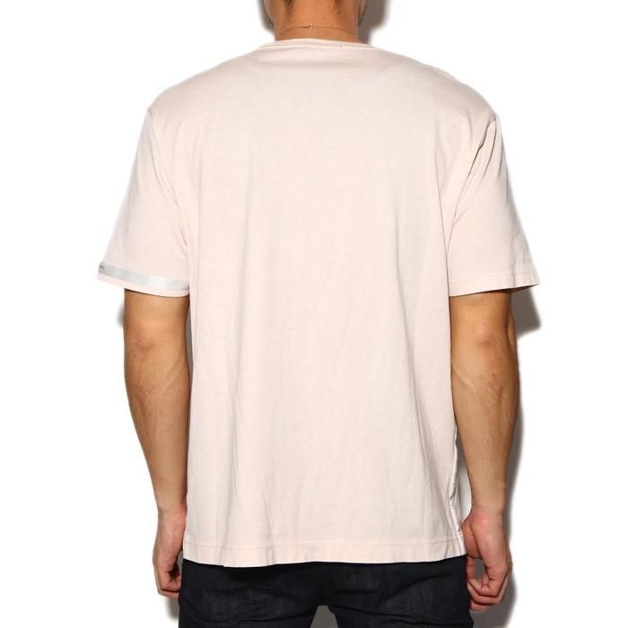 バーバリーロンドン 無地Tシャツ ベージュ メンズ リボンライン