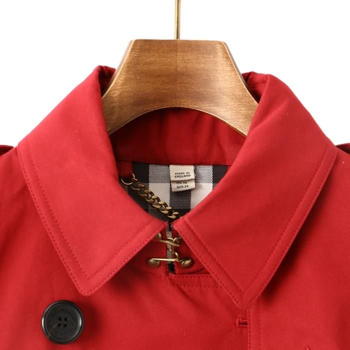 【新品】 ヘリテージ トレンチコート 6 バーバリーロンドン y-000860 BURBERRY LONDON レッド レディース