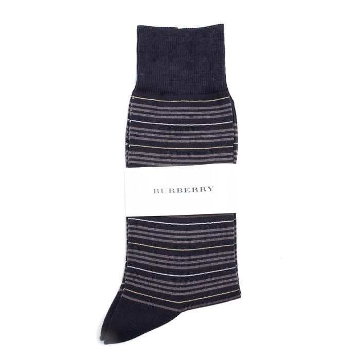 新品 ソックス ボーダー 25 27cm バーバリーロンドン Burberry London ネイビー メンズ 新品 ソックス ボーダー 25 27cm バーバリーロンドン Burberry London ネイビー メンズ