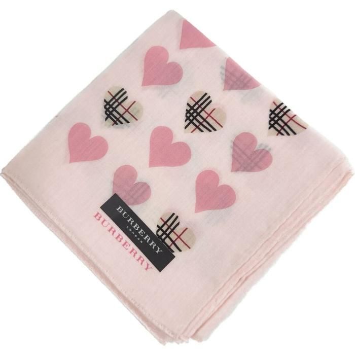 新品】 バーバリーロンドン BURBERRY LONDON ハンカチ（ハート柄