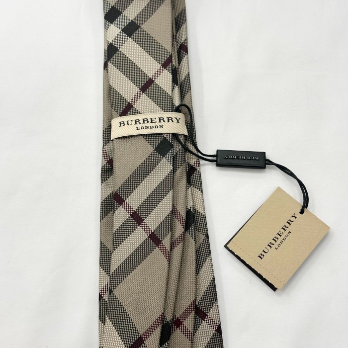 アウトレット品】【新品】 バーバリーロンドン BURBERRY LONDON ネクタイ＆ハンカチセット チェック柄 ベージュ 41460 - バーバリー通販・アウトレット  BBL SHOP