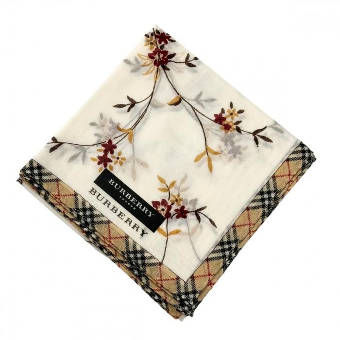新品】 バーバリーロンドン BURBERRY LONDON ハンカチ（無地