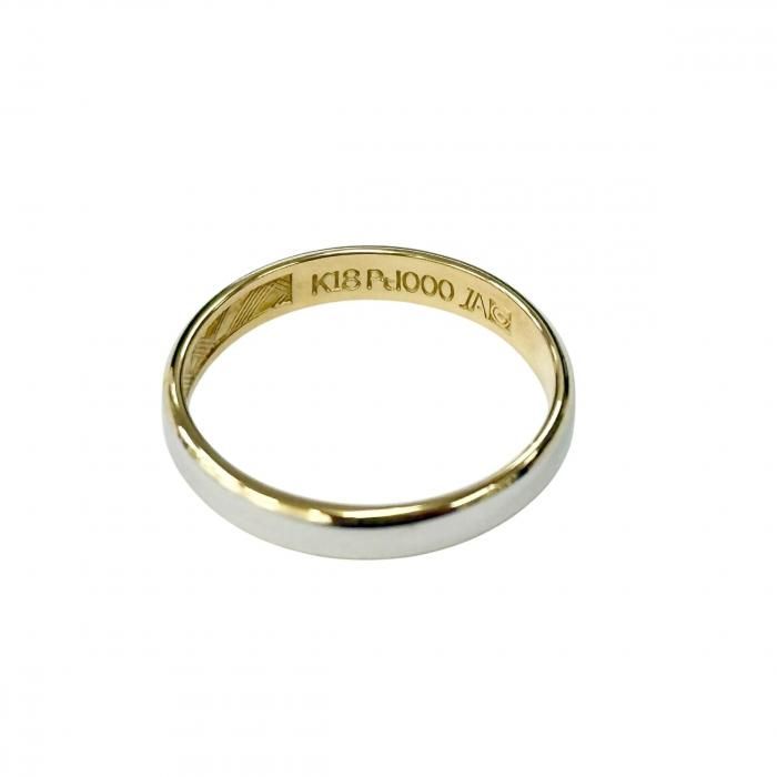 ツーマテリアルリング 18593 バーバリーブラックレーベル シルバー