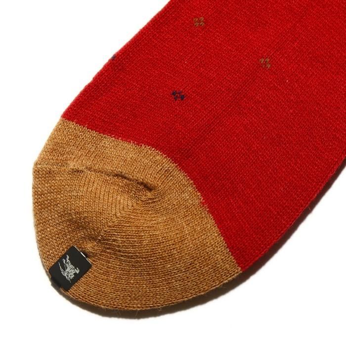 新品】バーバリー ロゴソックス 33613 レッド系 メンズ