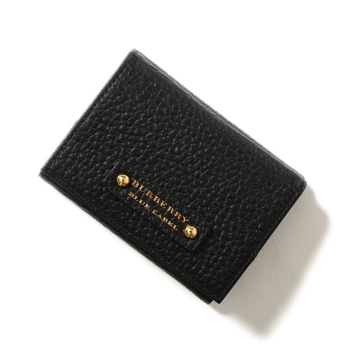 新品 バーバリーブルーレーベル 折り財布 d-000149 ブラック系 レディース