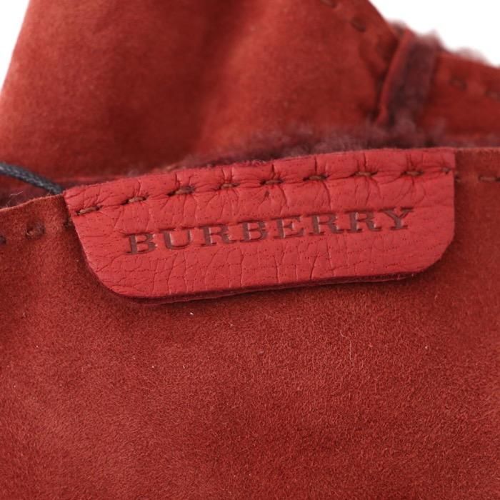 新品】 皮手袋 バーバリー 46977 BURBERRY ブラウン系 メンズ