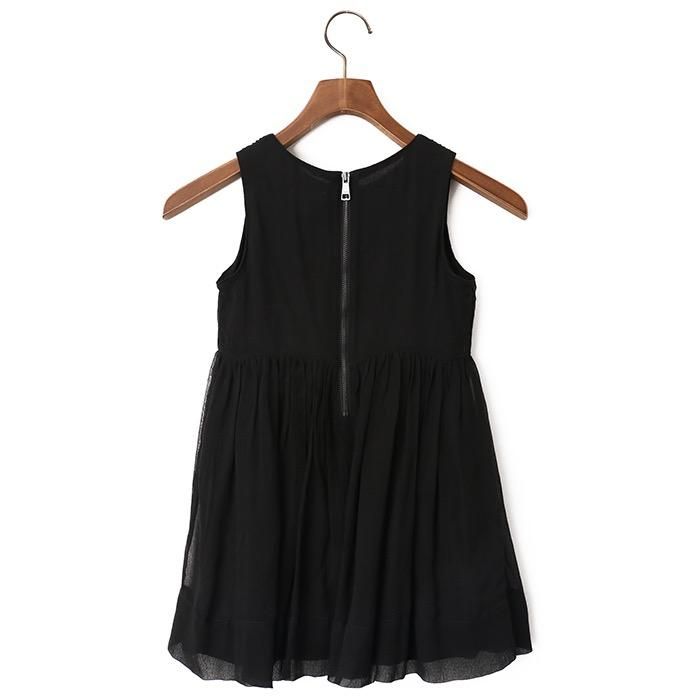 BURBERRY ブラック ワンピース 6Y BURBERRY 半袖ポロワンピース 6Y