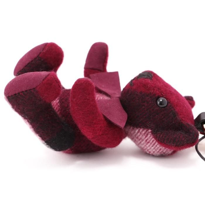 新品】 ベア キーホルダー バーバリー y-000669 BURBERRY パープル系