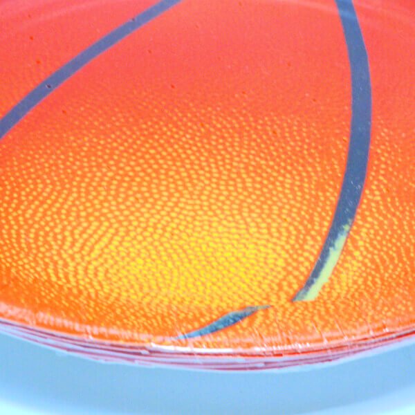 バスケットボール柄の紙皿（８枚入り）【画像4】