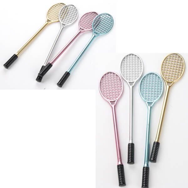 テニスのラケット型 インテリアボールペン １本 ボールグッズ通販サイト の グラシアス が販売中