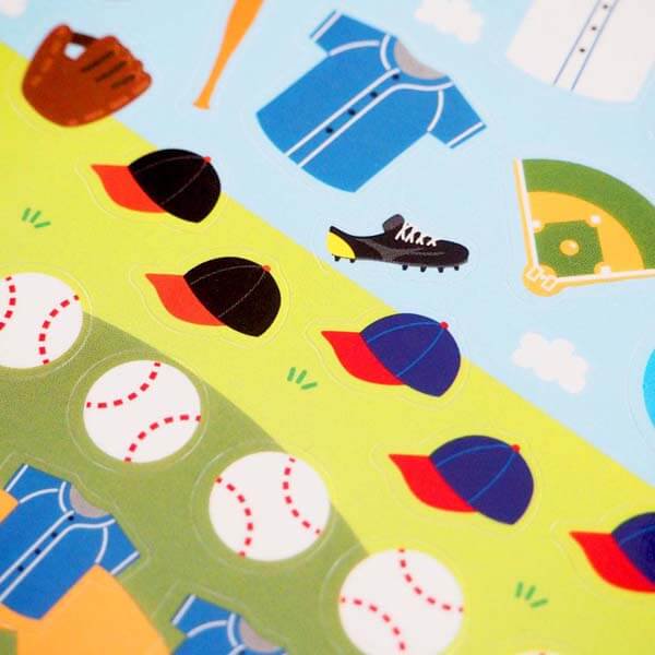 野球グッズ　セットがお得　はがきサイズのオリジナルスポーツシール　野球　単価７８円〜【画像11】