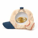 野球のプチフォトフレーム(帽子とボール)