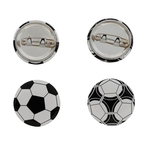 オリジナルサッカーボール缶バッチ（ミニサイズ） | ボールグッズ通販
