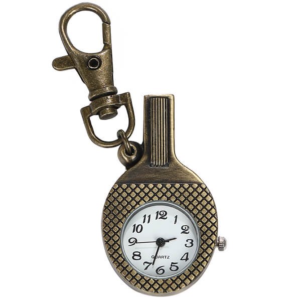 卓球ラケット型のレトロ懐中時計 | ボールグッズ通販サイト の「グラシアス」が販売中！