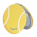 テニスグッズ　金額で選択 サークルコンパクトミラー オリジナルテニスボール型