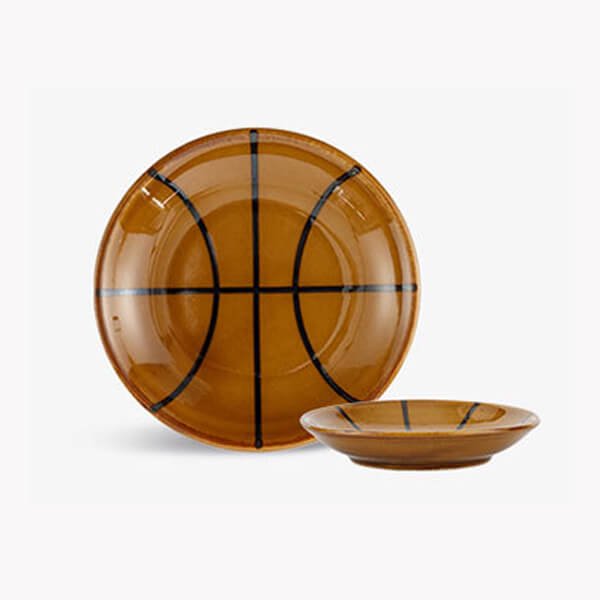  バスケットボール柄の可愛いまめ皿(小皿)【画像2】