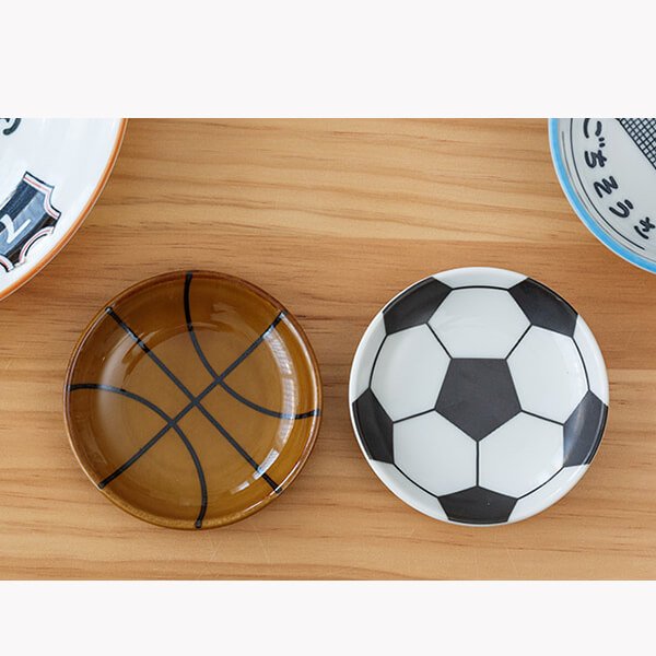  バスケットボール柄の可愛いまめ皿(小皿)【画像3】