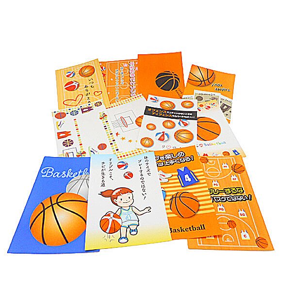 バスケットボール柄オリジナルポストカード | ボールグッズ通販サイト 