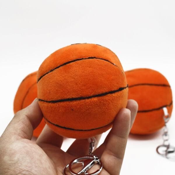ぬいぐるみバスケットボールダブルキーホルダー 1個 | ボールグッズ
