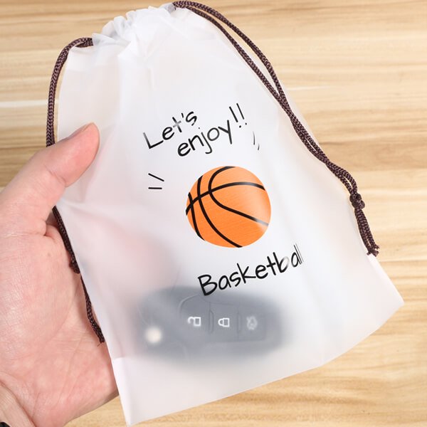  セットがお得 便利なミニビニール巾着袋 オリジナルバスケットボール柄　単価３６円〜【画像2】