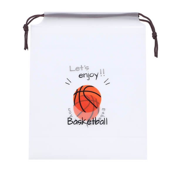  セットがお得 便利なミニビニール巾着袋 オリジナルバスケットボール柄　単価３６円〜【画像6】
