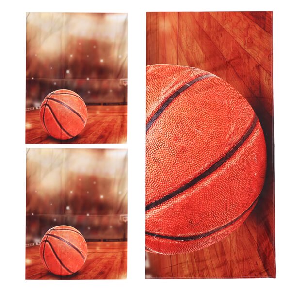 バスケットボール好きのためのベッドカバーセット（ベッドカバー1枚、枕カバー2枚）【画像14】