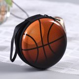 アクセサリーグッズ(ボール雑貨)  ナイロンフック付き缶ケース　グラデーションバスケットボール