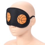 オリジナルグッズ(ボール雑貨) バスケットボール柄のオリジナルアイマスク