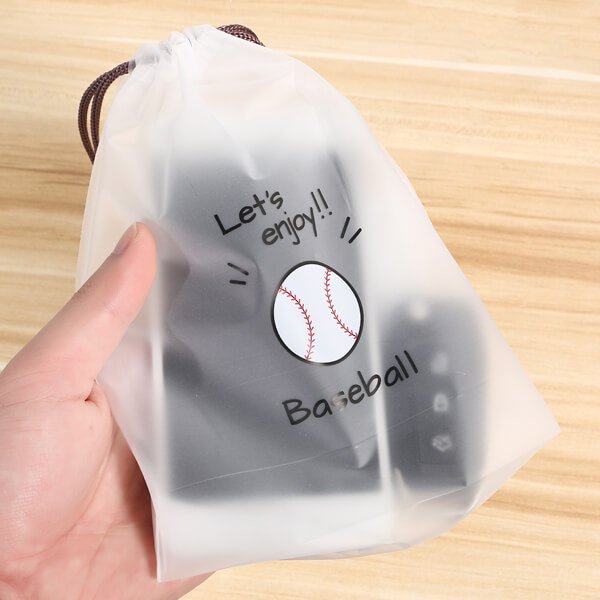 セットがお得 便利なミニビニール巾着袋 オリジナル野球柄　単価３６円〜【画像2】