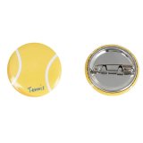 テニスボールグッズ・雑貨 オリジナルテニスボール柄缶バッチ（ミニサイズ）