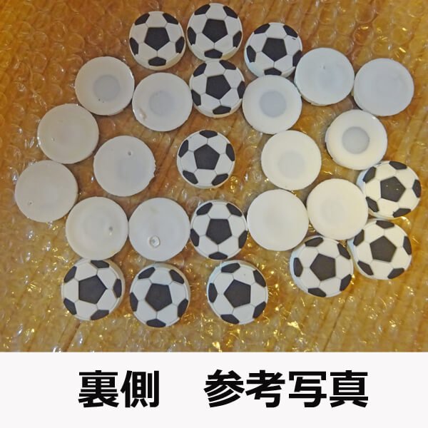 素材プラスチックサッカーボール型のマグネット