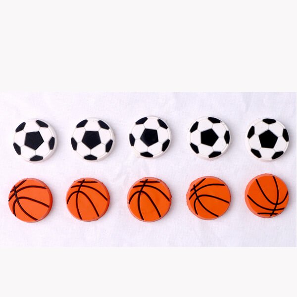サッカーボール柄コイン型マグネット(ゴムタイプ) | ボールグッズ通販 
