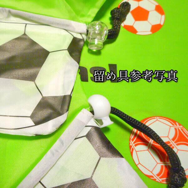  （初期インクミスあり大幅割引）オリジナルサッカーボール柄の折り畳みエコバッグ【画像4】