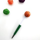 バスケ金額選択　５００円まで(税抜)  コロコロバスケットボール付きボールペン　（ボディカラーランダム）