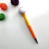 おもちゃ(ボール雑貨)  コロコロ野球ボール付きボールペン　（ボディカラーランダム）