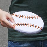 野球ボール型のソフトフリスビー