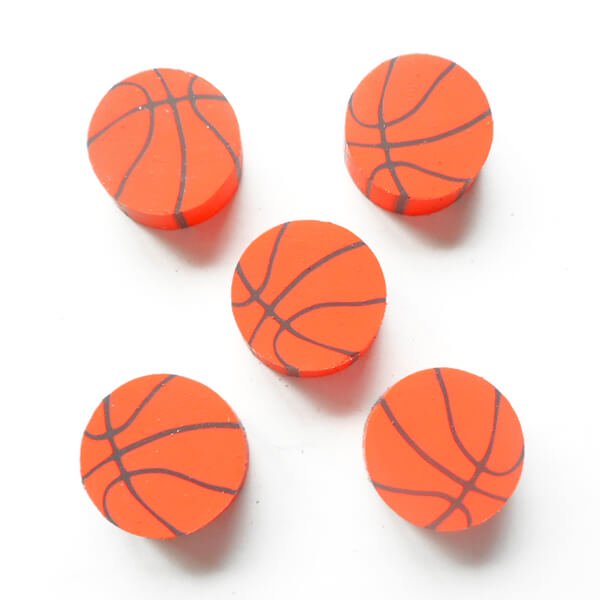 コイン型消しゴム バスケットボール 単価３１円～ | ボールグッズ通販 