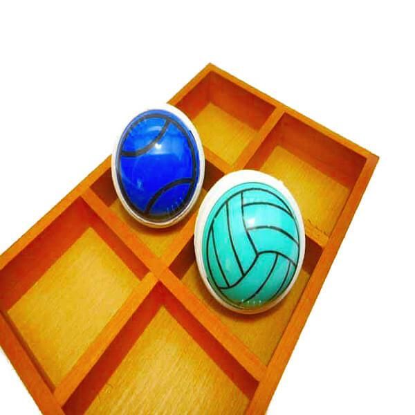 バレーボール柄 ミニヨーヨー（水色） | ボールグッズ通販サイト の