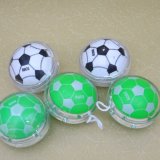 (インクミスあり) サッカーボール型　カラカラ　ミニヨーヨー　１個