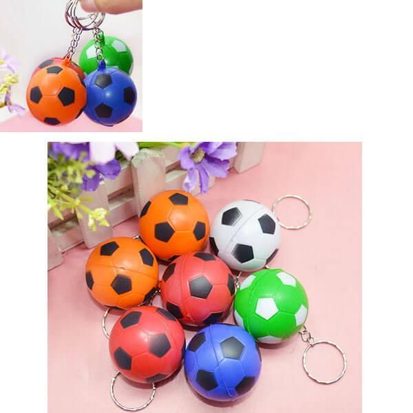 セットがお得！ やわらかサッカーボールキーホルダー（大） （1
