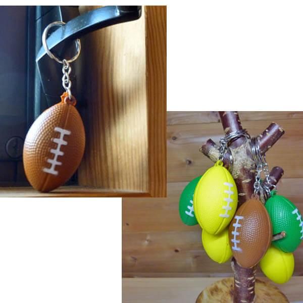 アウトレット やわらかラグビーボールキーホルダー 大 アウトレット やわらかラグビーボールキーホルダー 大