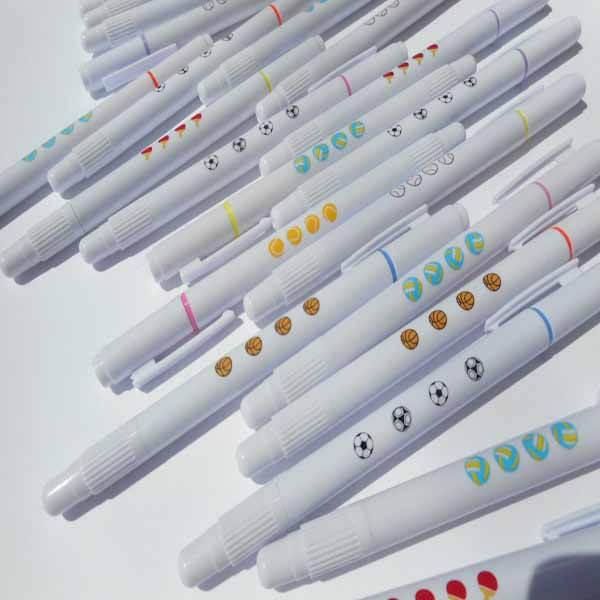 セットがお得 バスケットボール柄入り かわいいオリジナル蛍光