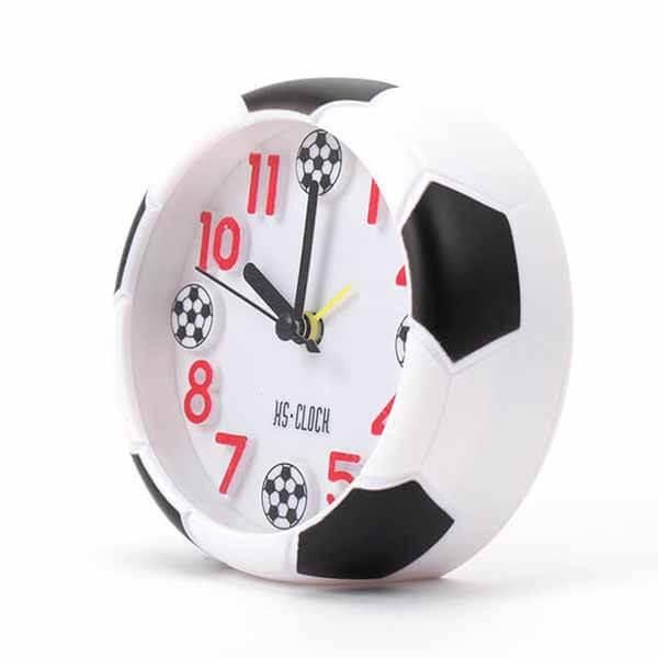 サッカーボール柄 コンパクト目覚まし時計 ボールグッズ通販サイト の グラシアス が販売中 サッカーボール柄 コンパクト目覚まし時計 ボールグッズ通販サイト の グラシアス が販売中