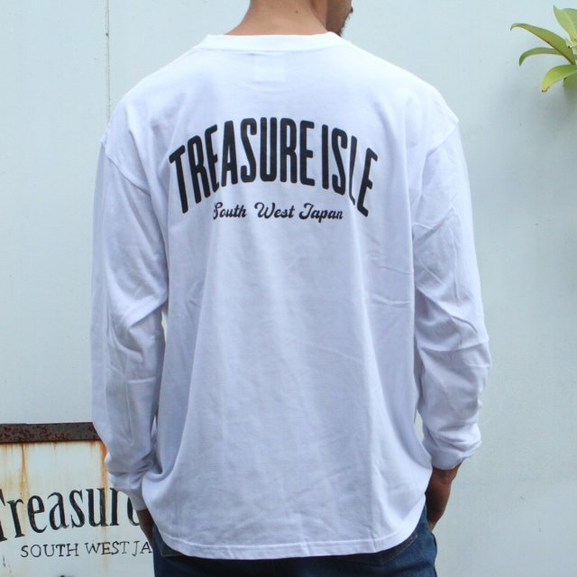 TREASURE ISLE ORIGINAL｜ OG LOGO L/S TEE | OG ロゴ　ロンT/ホワイト - TREASURE ISLE  WEBSTORE