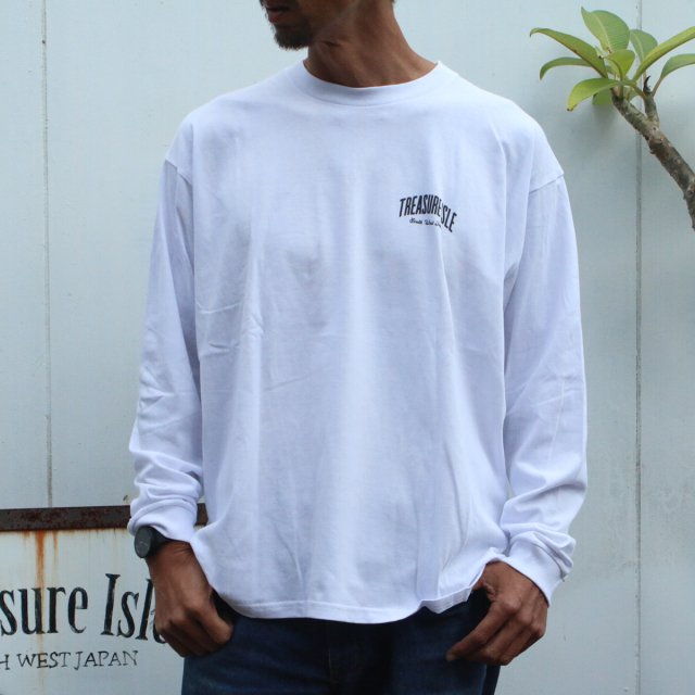 TREASURE ISLE ORIGINAL｜ OG LOGO L/S TEE | OG ロゴ　ロンT/ホワイト - TREASURE ISLE  WEBSTORE