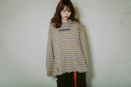 Basic multi-border long sleeve
