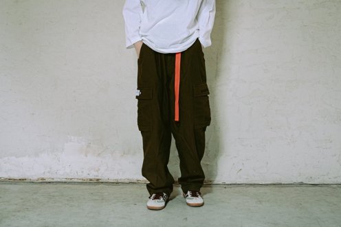 Basic wide cargo pants