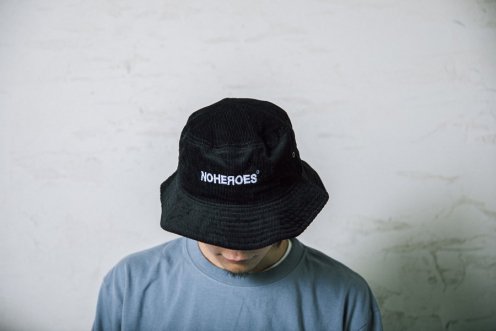 basic embroidery Corduroy bucket hat